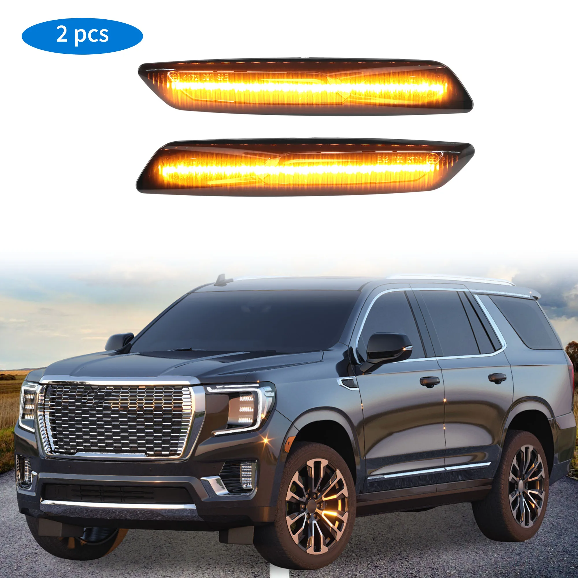 

Боковые габаритные огни UXCELL для BMW 1 серии E81 2001-2013, замена указателей поворота, ABS, 2 шт.