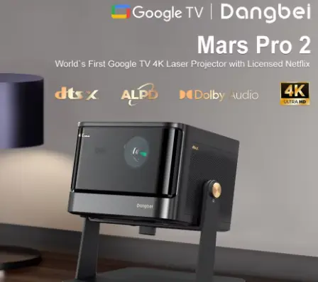 Proiettore Emettitore da 2450 lumen ISO Dangbei DBOX02 Mars Pro 2 4K