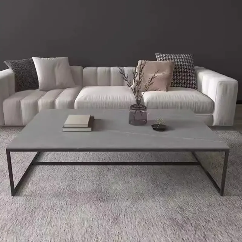 Mesa De centro De mármol nórdico, Mesa auxiliar Retro Vintage moderna anidada, Mesa De Centro rústica clásica, muebles para sala De estar