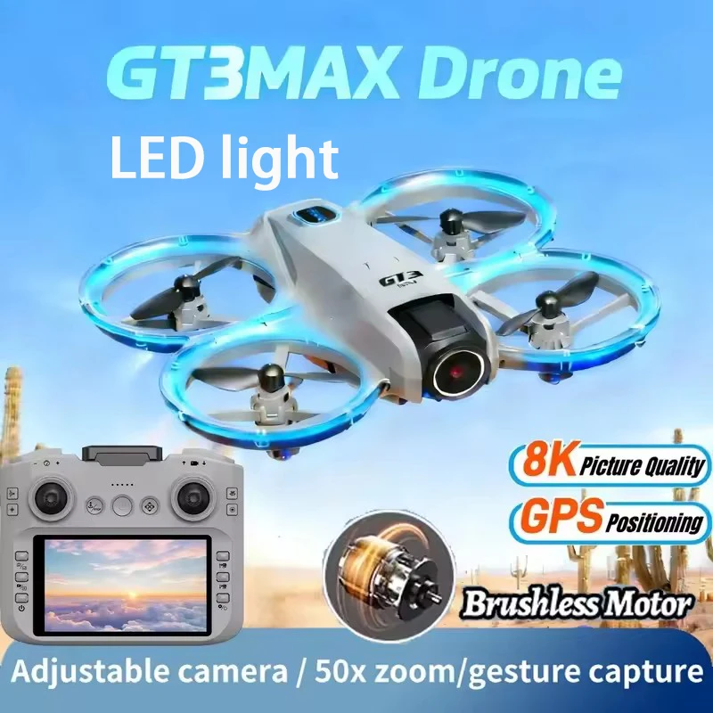 GT3 Max Drone 8k Hd Aerial Photography Large Screen Optical Flow Positioning Brushless Intelligent Obstacle Avoidance For Xiaomi