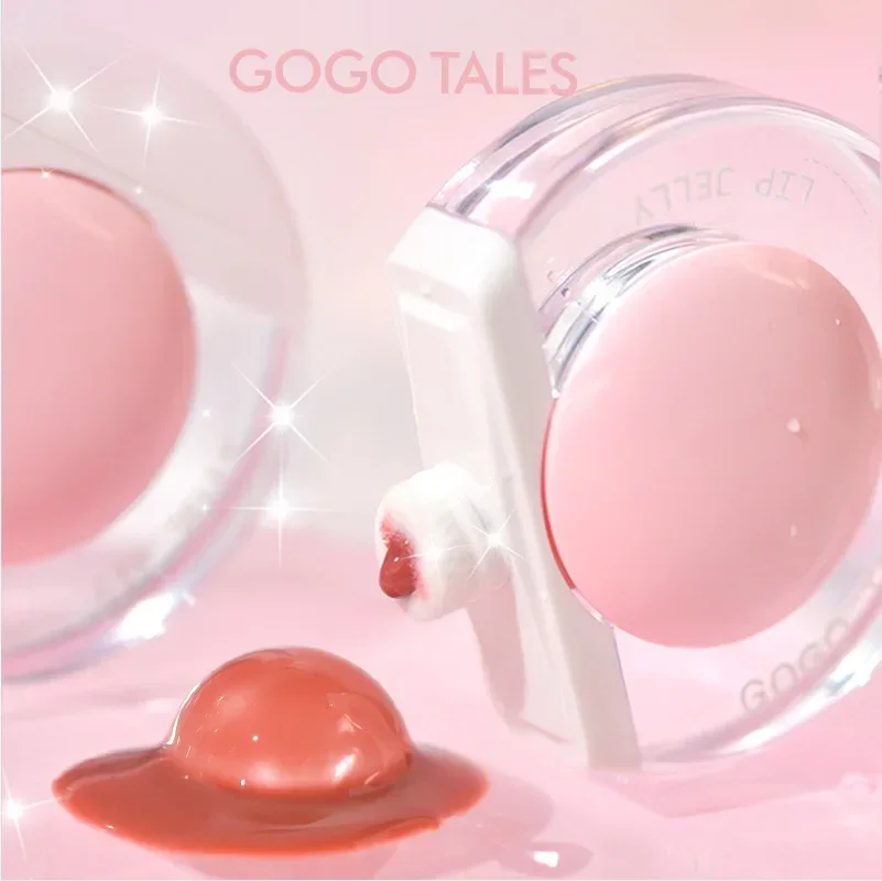 Gogotales-brillo de labios de espejo hidratante transparente, lápiz labial líquido vegano coreano, brillo de labios más intenso