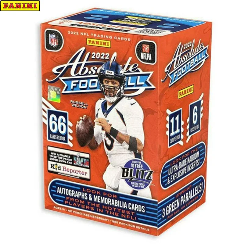 

2022 Panini Absolute Football Blaster Box Trading Cards Look for Kaboom 6 Packs Per Box - 11 Cards Per Pack