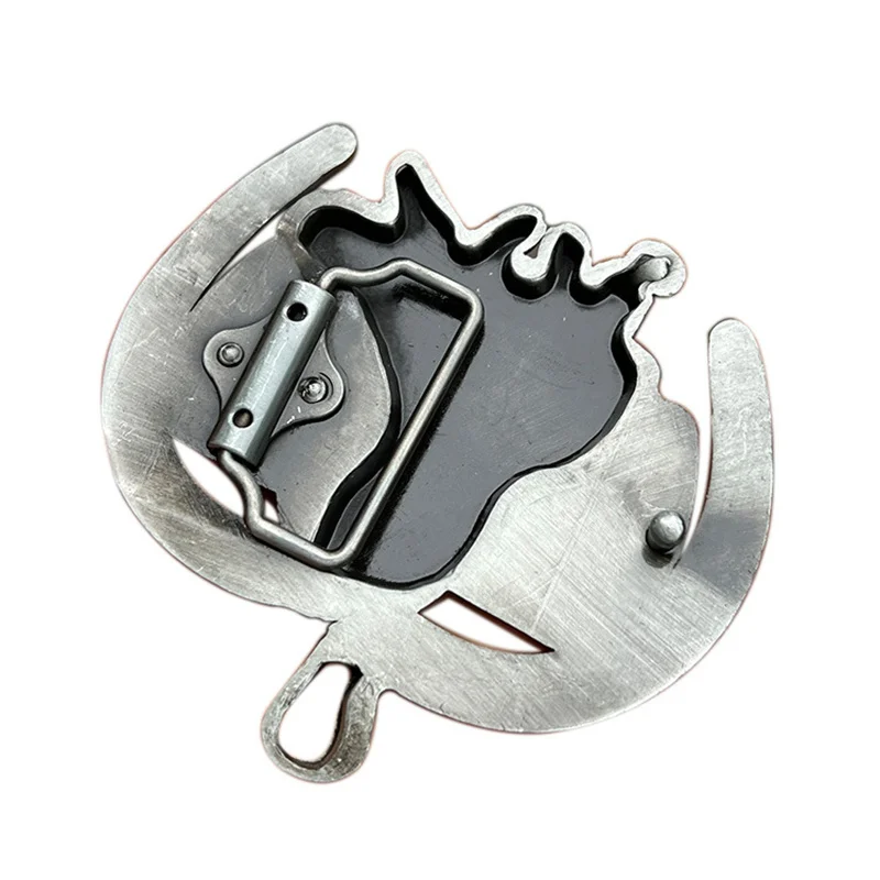 Hebilla de cinturón de sillín vaquero occidental