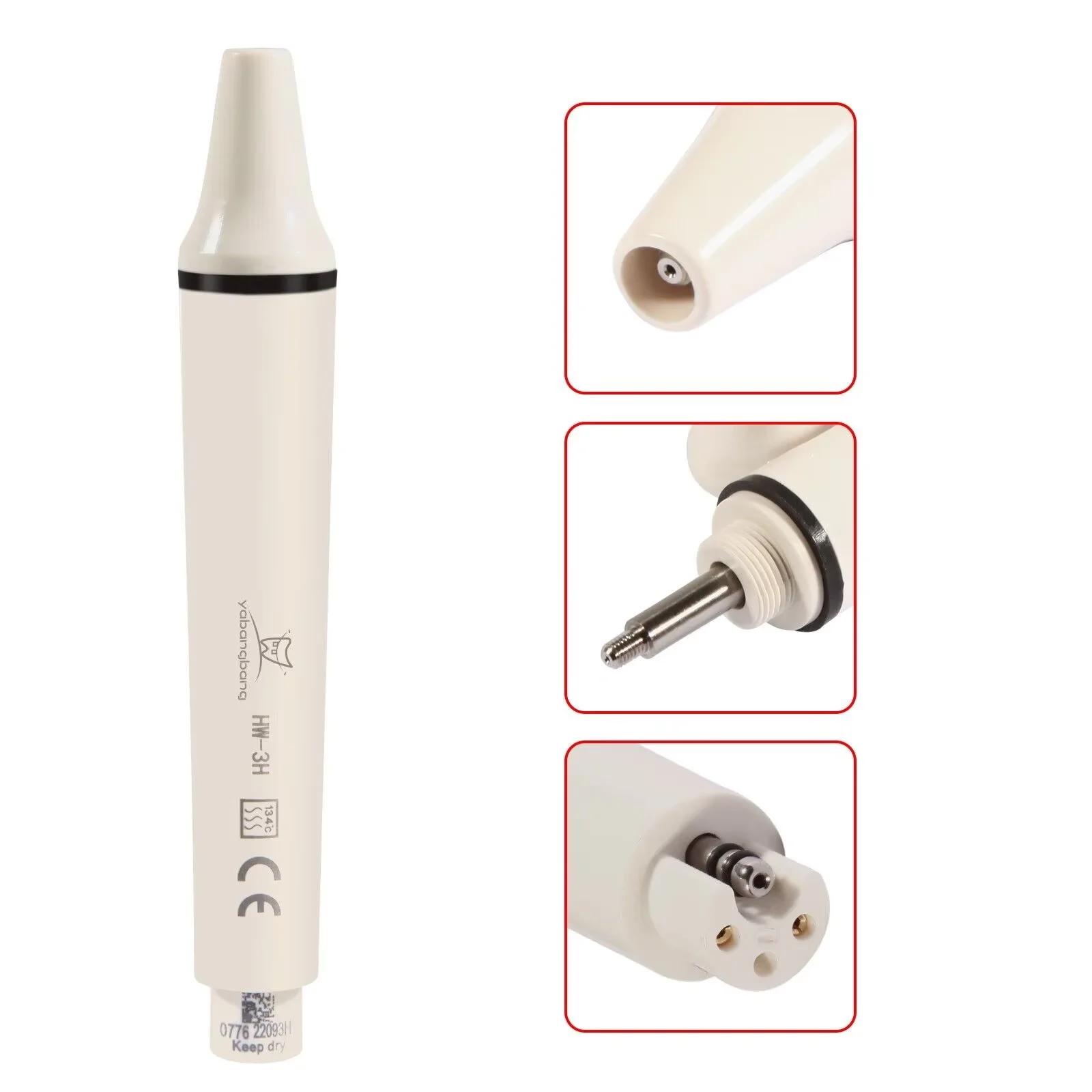 Peça de mão ultrassônica piezo dental para EMS Woodpecker Cavitron Tip 135 ℃