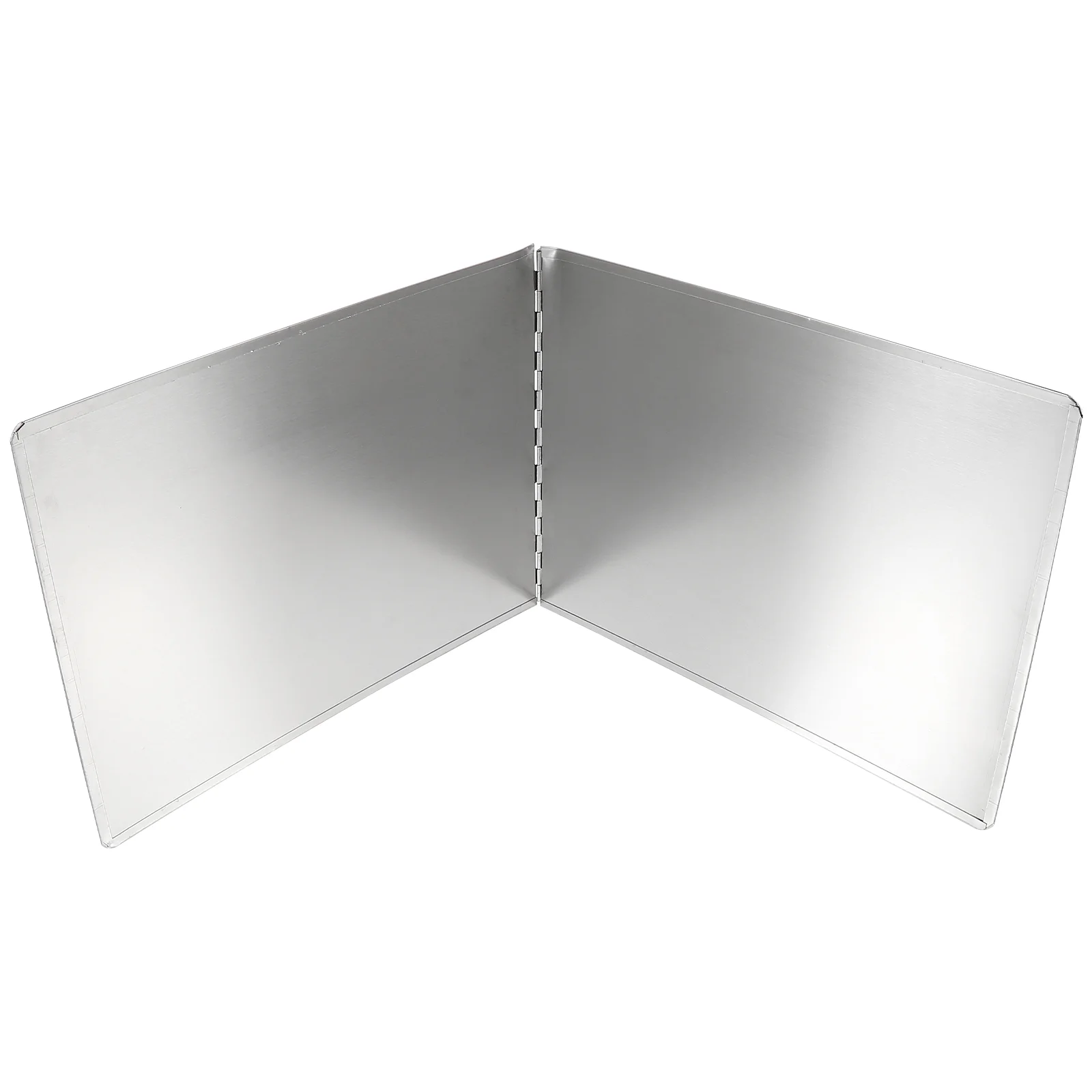 

Stainless Steel Foldable Kitchen Shield Grease Splatter Screen for Frying Pan Stove Backsplash Metal Wall Protector