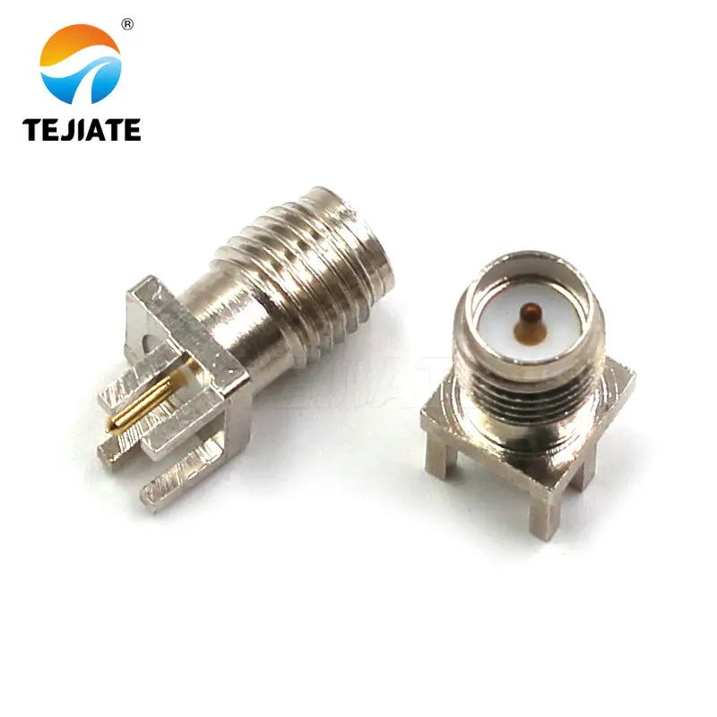 SMA 암 SMA-KE 외부 스레드 내부 구멍 니켈 도금 안테나 베이스 스트레이트 커넥터, 8mm, 10mm, 5 개