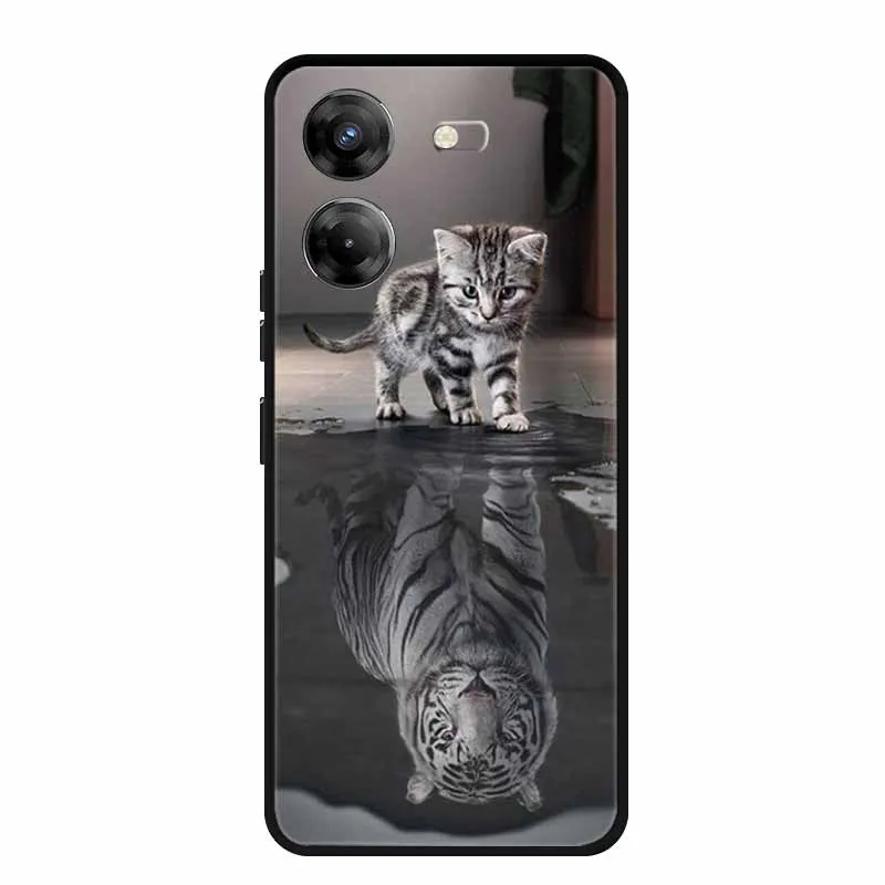 For Tecno Pova 5 Case Pova5 Phone Cover Shockproof Black Silicone Soft Back Cover Case For Tecno Pova 5 Phone Case Funda Coque
