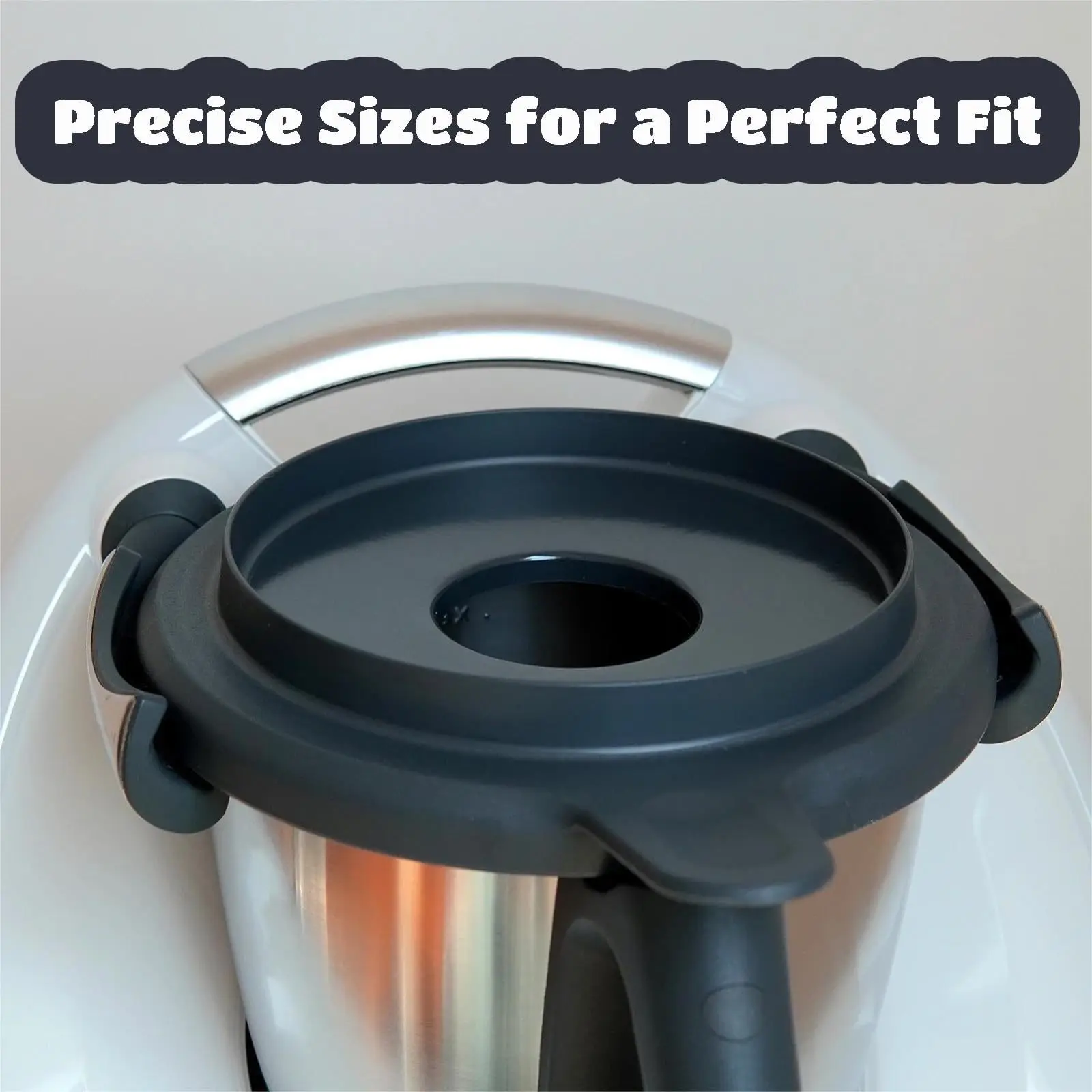 Suitable for Thermomix TM5/TM6 Main Pot Lids, Silicone Sealing Lids, Stand Machine Accessories, Spill-proof
