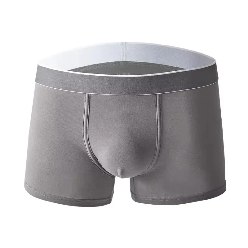 3-Pack Men's Modal Boxer Briefs Mid-Rise Seamless Breathable Anti-Bacterial Underwear Premium Comfort 411090 2000