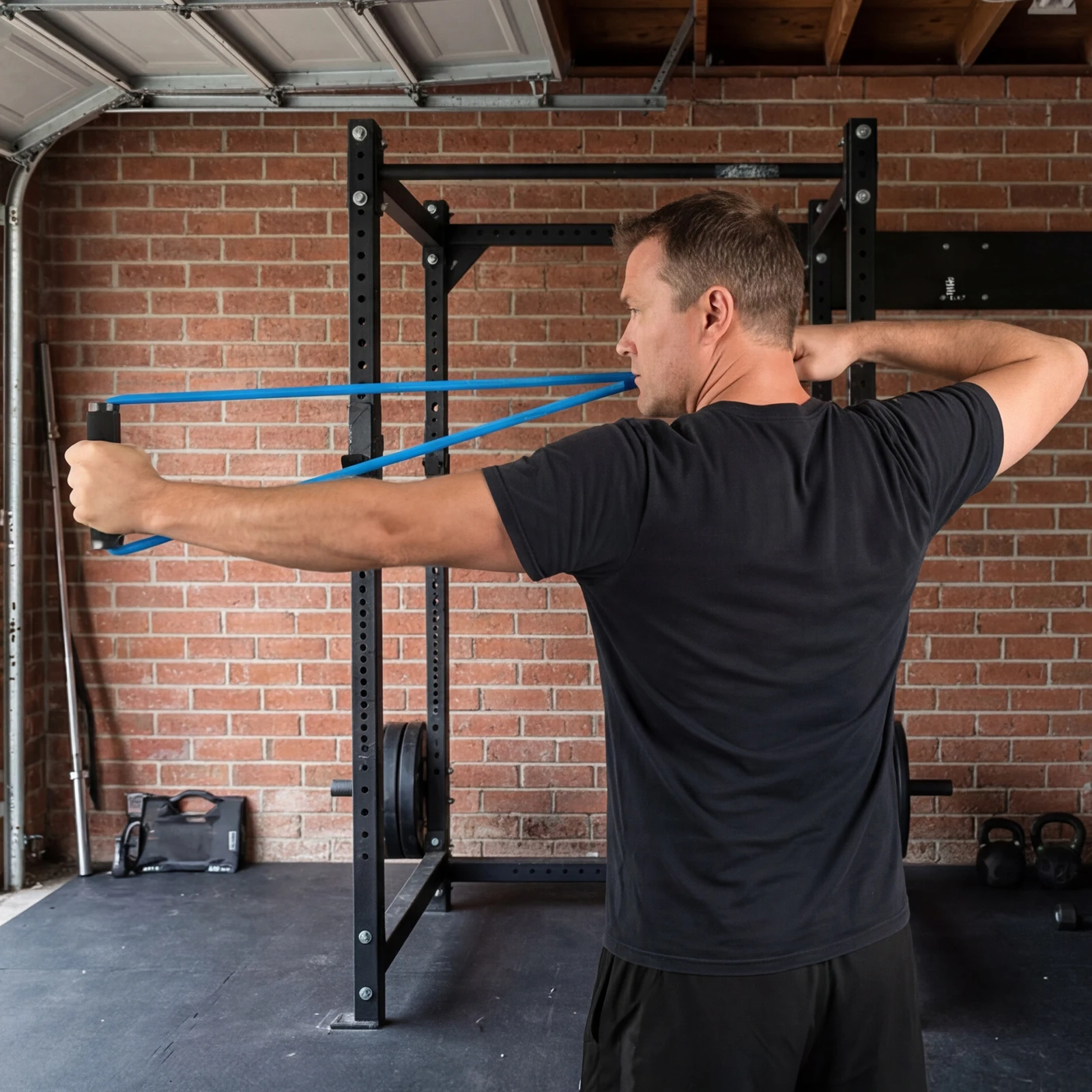 Tragbarer Armkrafttrainer, wiederverwendbares Übungs-Widerstandsband, Bogenschieß-Trainingsband für das Üben der Bogenschießposition – Detail 5