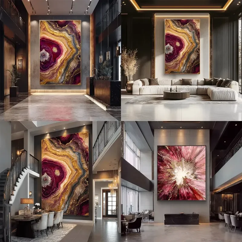 Abstract Texture Oil Painting Canvas 100% Hand Painted Large Size Wall Art Painting for Living Room Home Decor