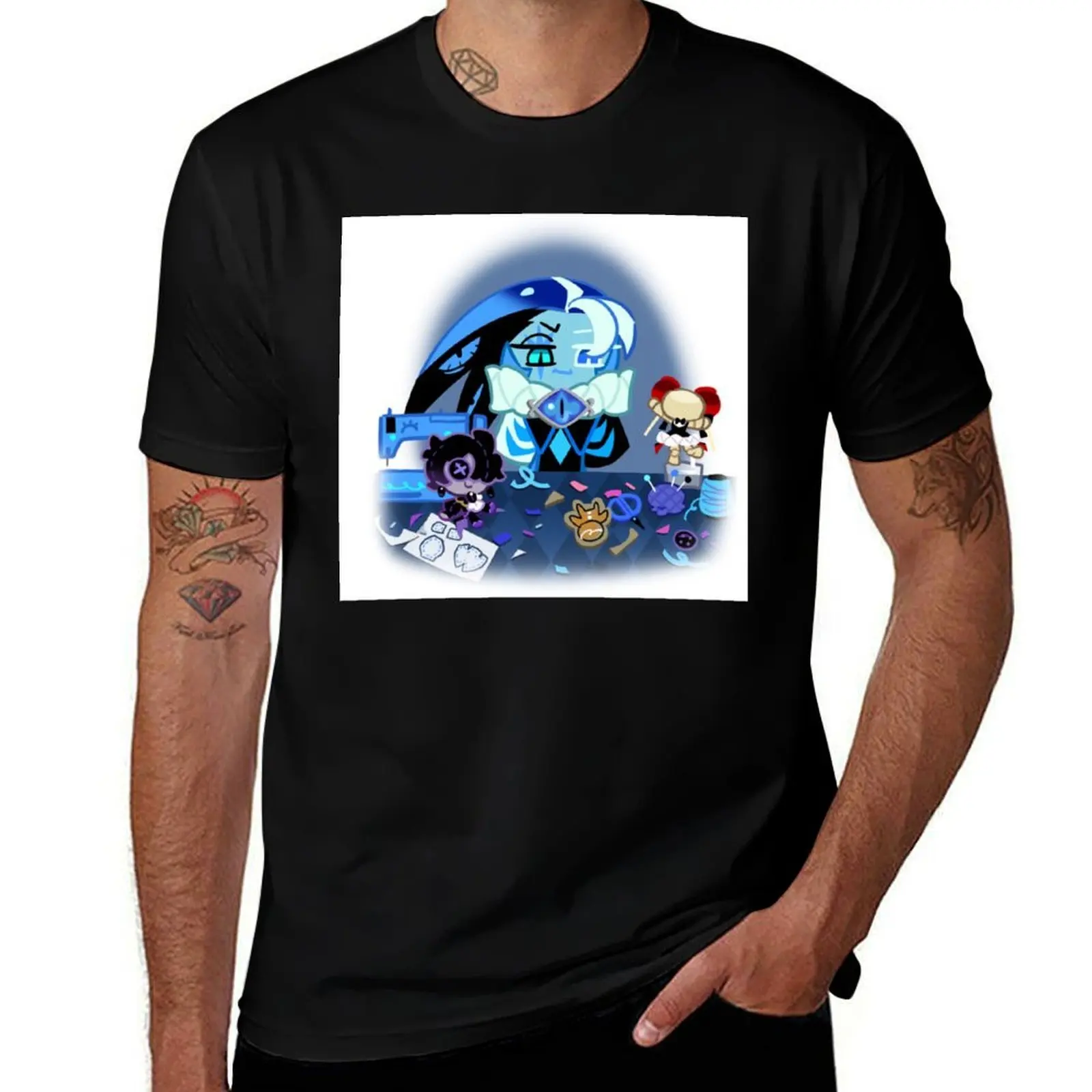 

Shadow milk cookie sticker T-Shirt Big and Tall Casual T-Shirt