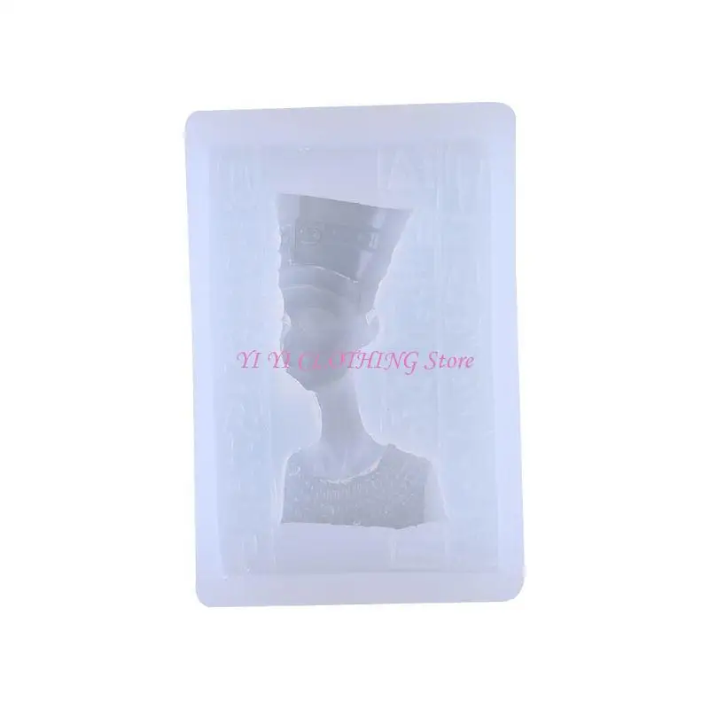 

N5KF Египетский фараон для головы силиконовая форма Кристалл эпоксидной смолы Подвески Плесень