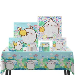 Gioco PiuPiu forniture per feste stoviglie usa e getta piatti di carta tovagliolo tovaglia decorazioni per feste di compleanno per bambini regalo per Baby Shower