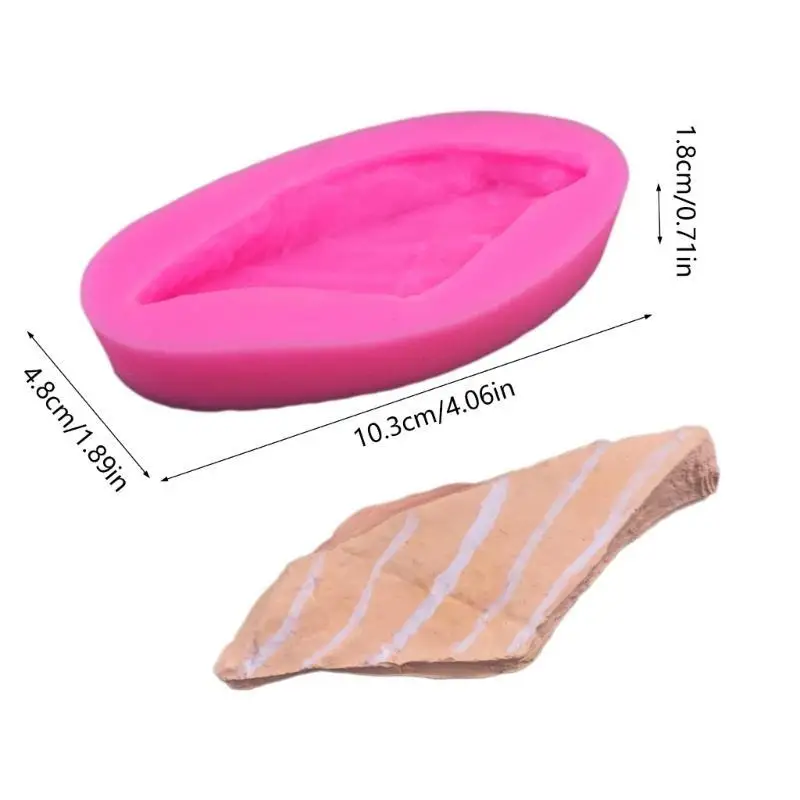 G6KF Silicone Mousse Molds Dessert Moulds Sushi Shaped Chocolate Moulds Silicone Material Perfect Gift for Bakings Lover