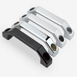Handle U-type Aluminum Alloy Black Cabinet Square Furniture Hardware cabinet wardrobe drawer LS06 Hole distance 100/120/130mm