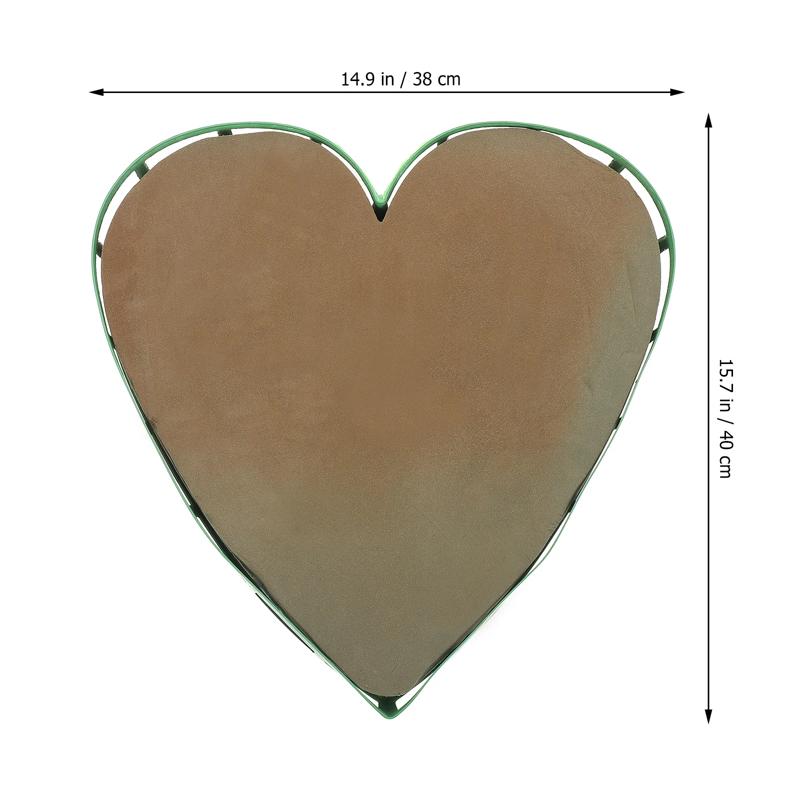 1 قطعة زهرة رأس السيارة الديكور DIY بها بنفسك زهرة الطين مع كوب الشفط لحفل الزفاف متجر المنزل استخدام الأخضر كبير على شكل قلب الأزهار