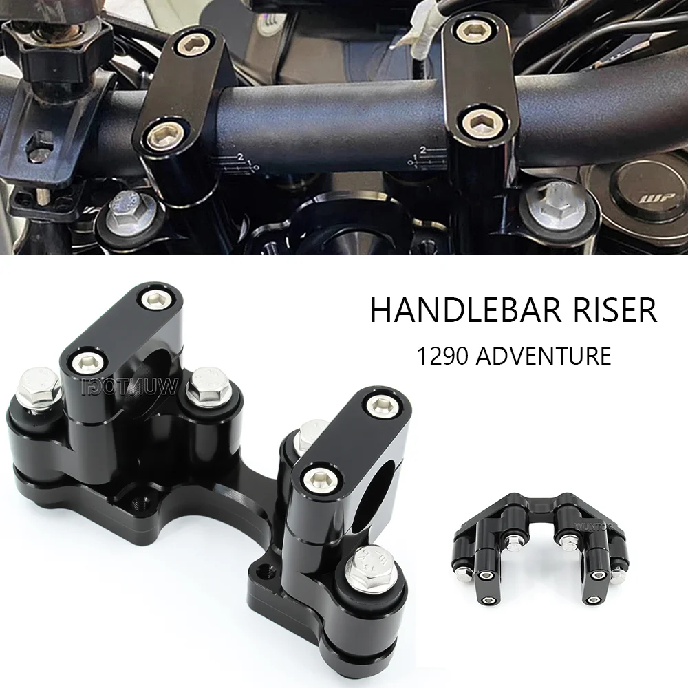 

For KTM 1290 Adventure 790 Adventure/R 390 Adv 1190 Accessories Motorcycle Handlebar Riser Steering Damper Mount