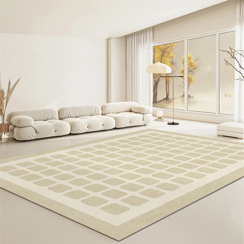 Minimalist Plaid Large Area Carpet Living Room Decoration Carpets Checkerboard Rugs for Bedroom Anti-Slip Floor Mat lounge rug