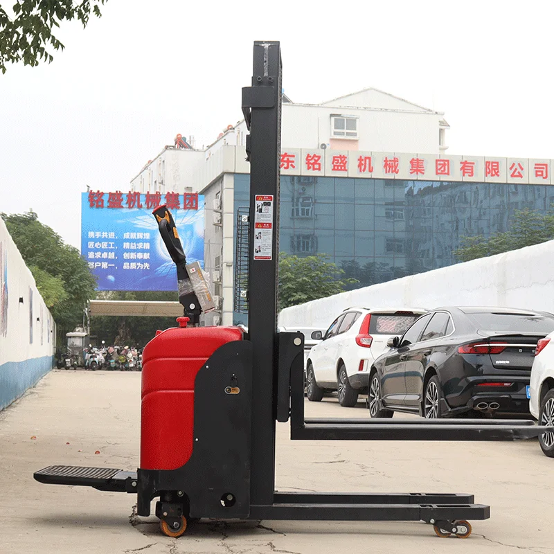 YG Semi Electric Warehouse Forklift 1000kg 2m Lift Height Pallet Handling Equipment Factory Direct