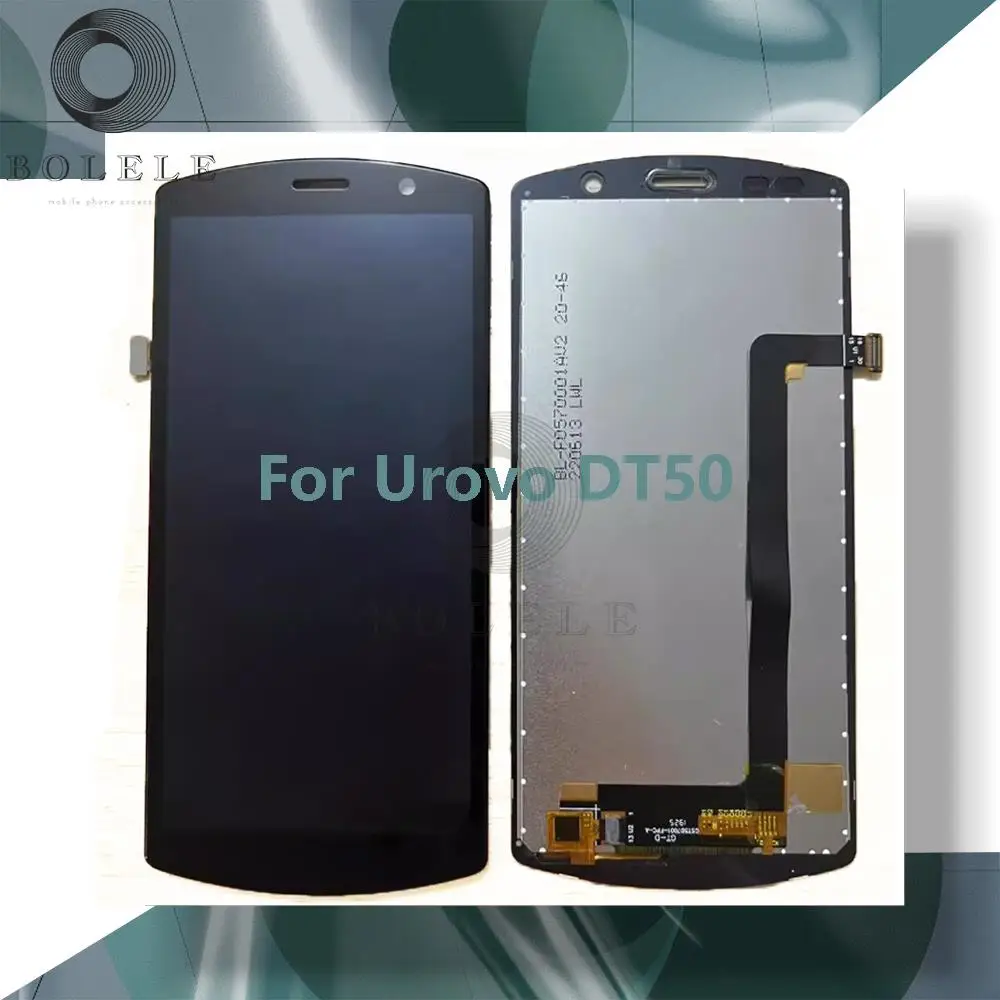 For Urovo DT50 LCD Display Touch Screen Sensor Panel Digitizer Glass Full Assembly For Urovo DT50 Replacement Parts