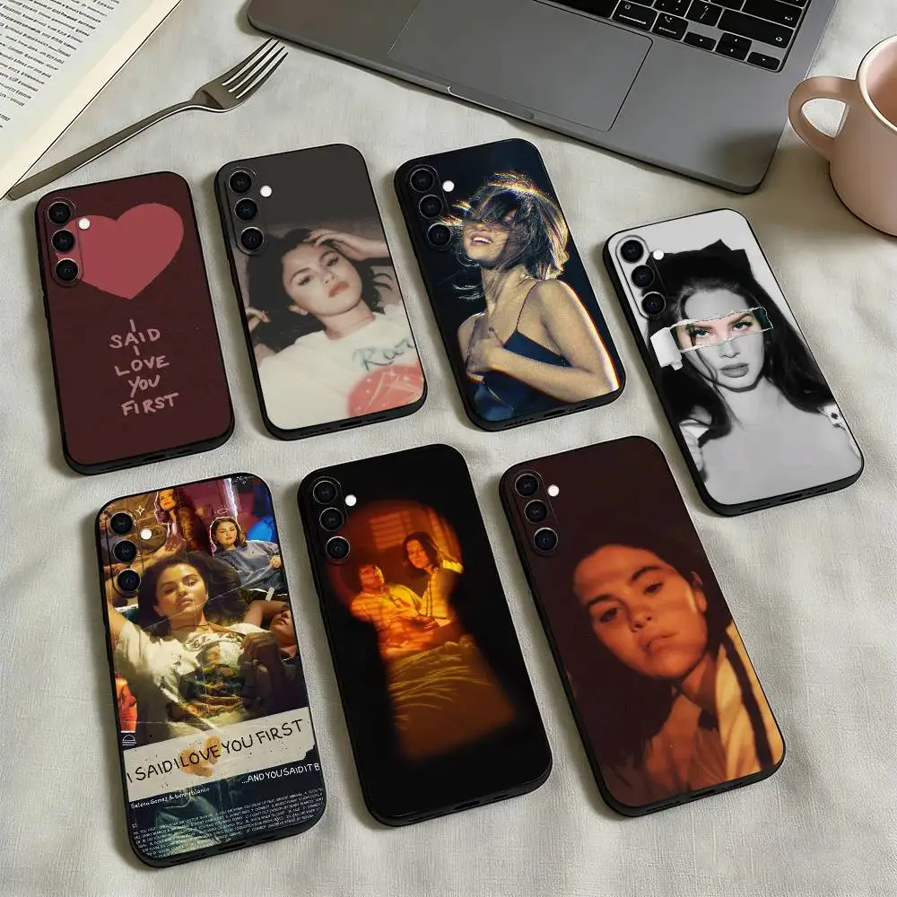 

S-Selena Gomez i Said Love You First Phone Case For Samsung Galaxy A73,A72,A71,A70,A53,A52,A51,Others Soft Black Cover