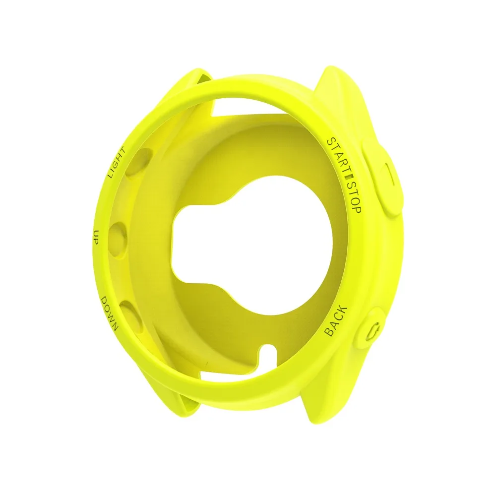 Silicone Protector Case Shockproof Colorful Shell Bumper Frame Scratch-resistant Fall Prevention for Garmin Foreruner965