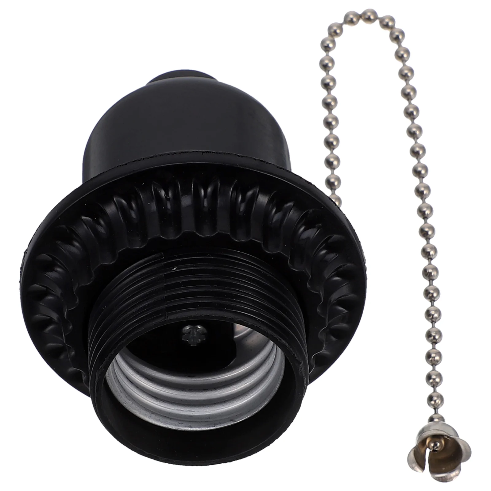 Pull Switch Lamp Parts Hardware Bulb Socket Cord Chain Light with Holder Zipper