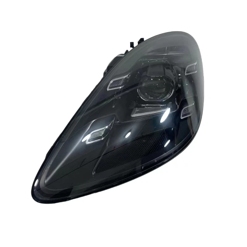 

Высококачественные 4 глаза 982, светодиодные матричные фары, дымчатый черный цвет для Boxster 718 991 911, новое состояние, напряжение 24 В