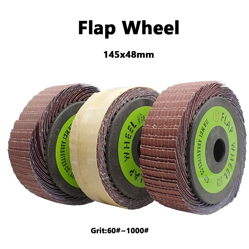 2PCS Flap Wheels 96 pages Mitsubishi 361 blue cloth polishing abrasive cloth wire wheel woodworking grinding wheel Grit60#~1000#