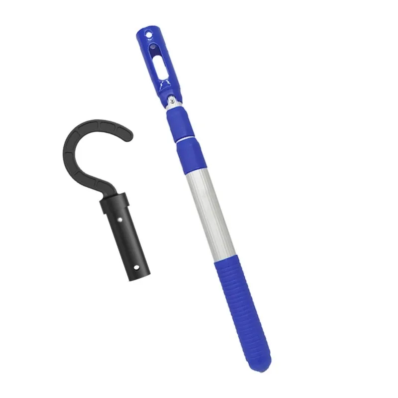 T22C Hook for All Robotic Pool Cleaner with Telescopic Pole Adjustable Hook Cleaning Pole for Grabbing Robotic Vacuum Cleaner