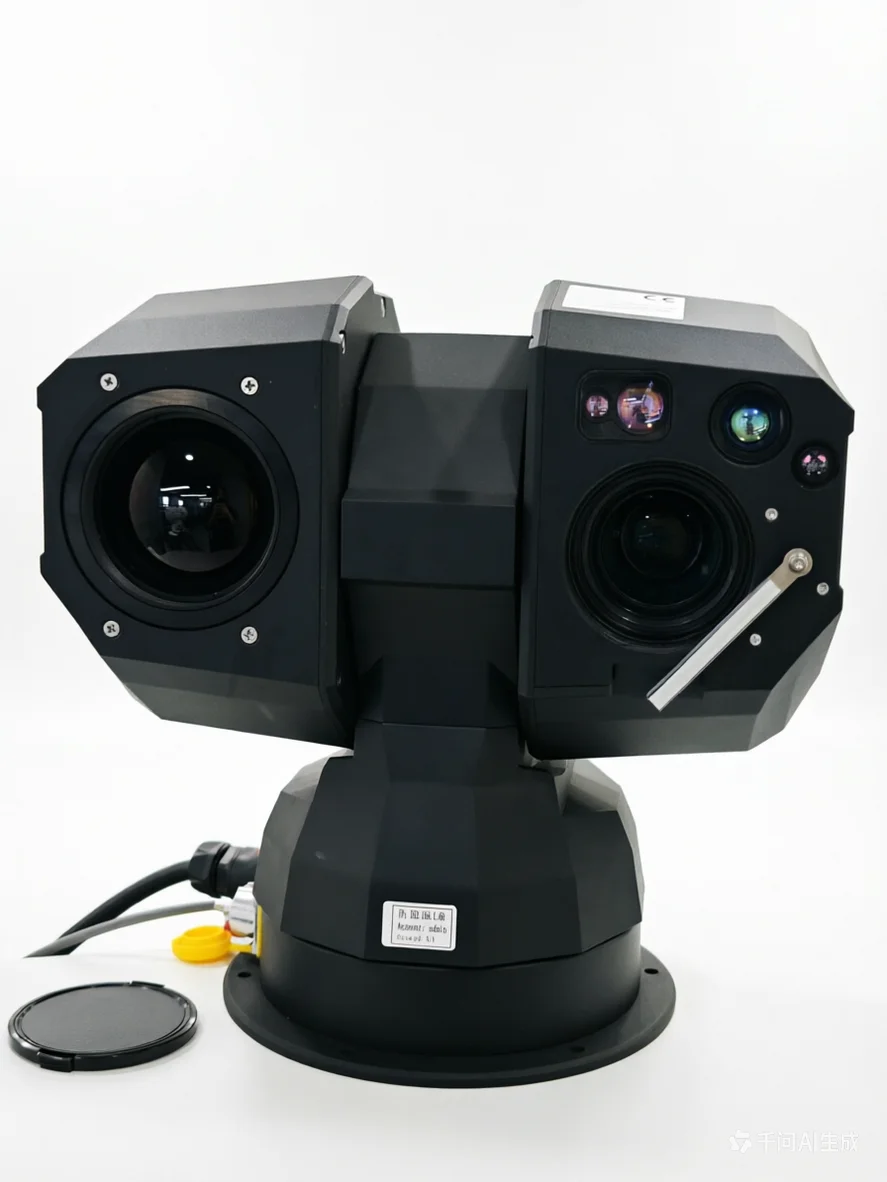 5 In 1 PTZ Camera | 75mm Thermal+46x Zoom Visible Module+500m Laser | Coastal, Boat, Marine Hunting Detection | Gyro Stabilizer