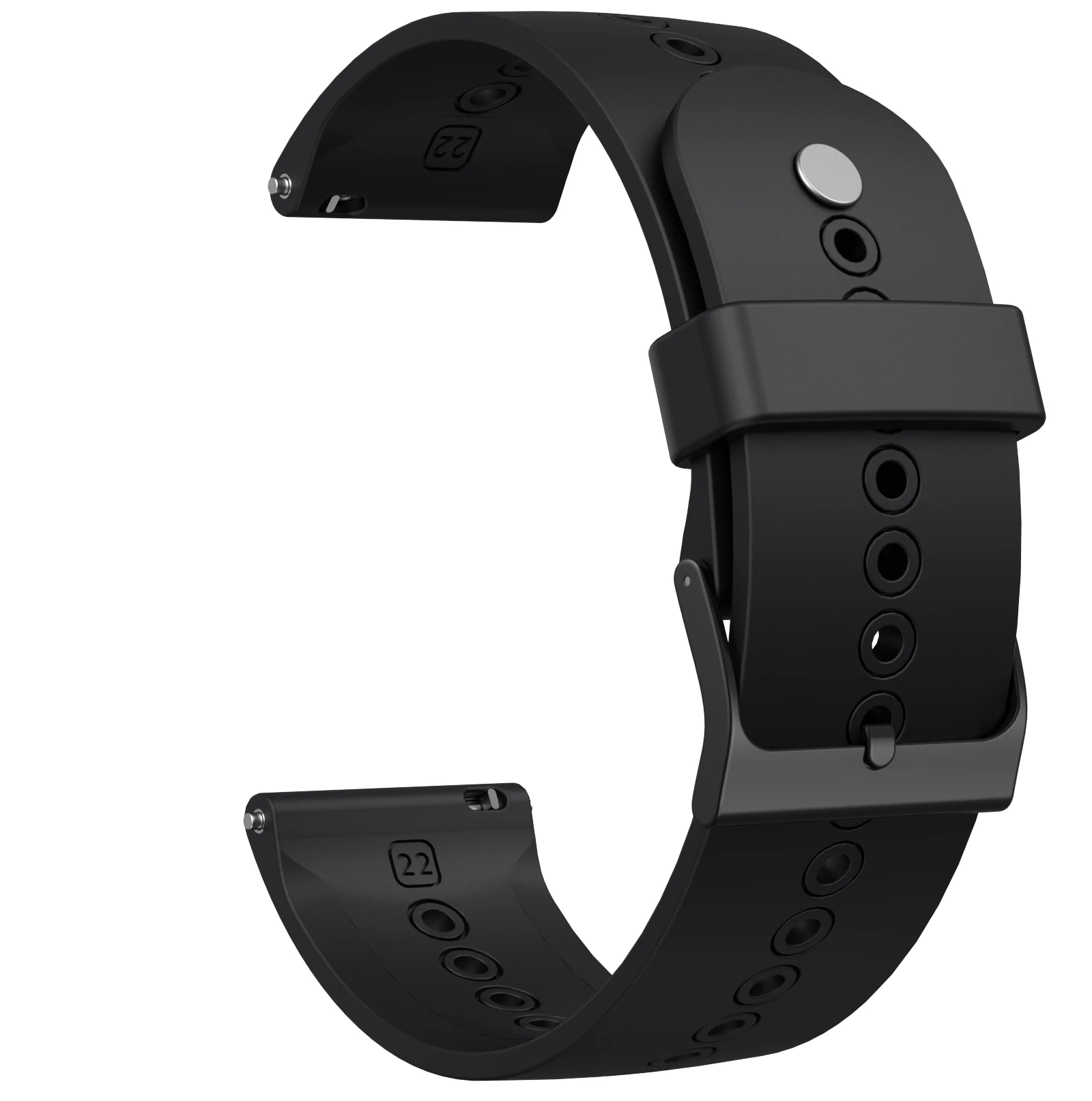 Sporty Watch Band for SUUNTO 9 PEAK, SUUNTO 5 PEAK, and Samsung Galaxy Watch3 - 22mm Quick Release Silicone Bracelet