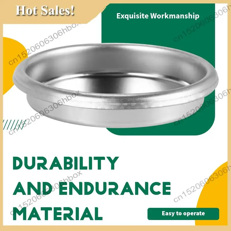 

-HOPE 58Mm Coffee Machine Blank Filter/Stainless Steel Backwash Cleaning Blind Bowl Coffee Machine Accessories