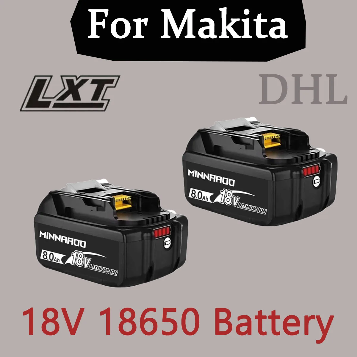 

for Makita 6Ah 18V Battery replacement 18650 batteries BL1840 BL1830B BL1850B BL1850 BL1860 BL1815 Replacement Lithium Battery