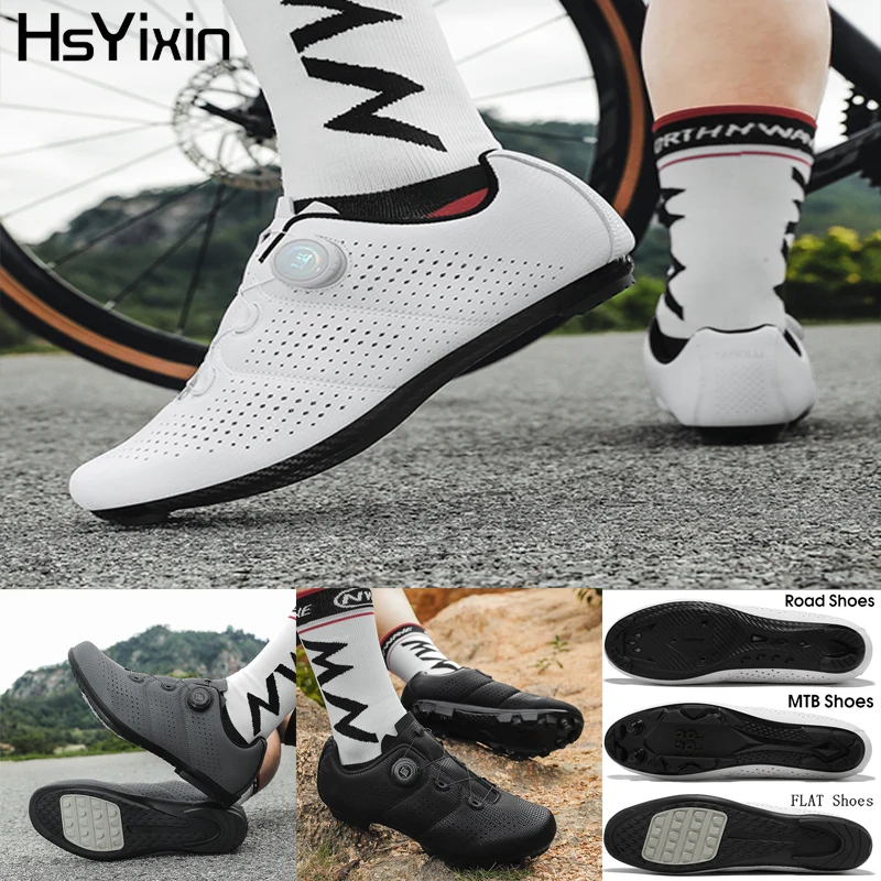 

Light Breathable Road Cycling Shoes Cycling Shoes Cycling Shoes Knobs Quick Adjust Breathable Anti-slip Mountain Cycling Locker