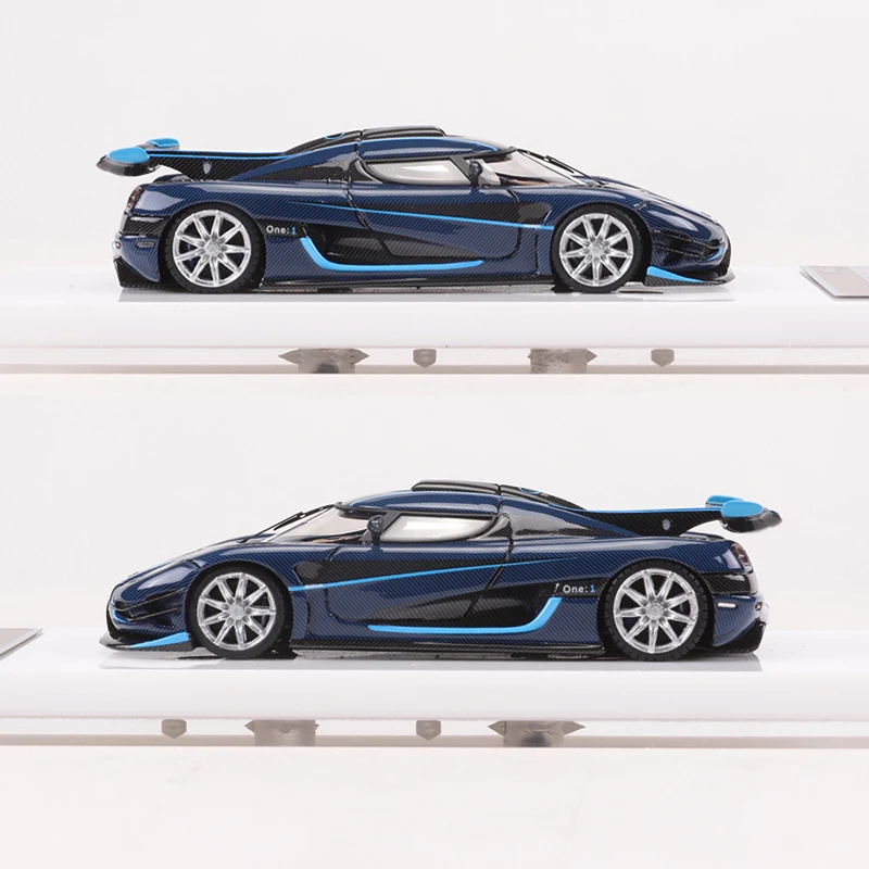 VMB 1:64  One 1 Blue Carbon Resin Model Car Limited Edition 999