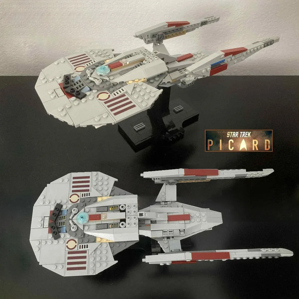 

НОВИНКА: Конструктор MOC USS Titan NCC-80102-A, 347 деталей, средняя масштабная модель космического корабля, набор для сборки, игрушка для детей, подарок