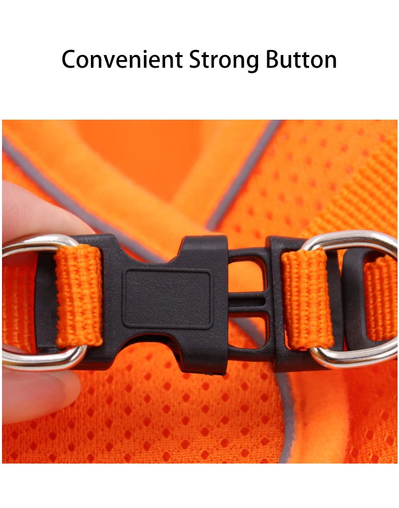 Dog Harness Small Medium Sized Dog Vest Style Leash Reflective Puppy Summer Breathable Harnesses Pet Supplies Dog Collar Corgi
