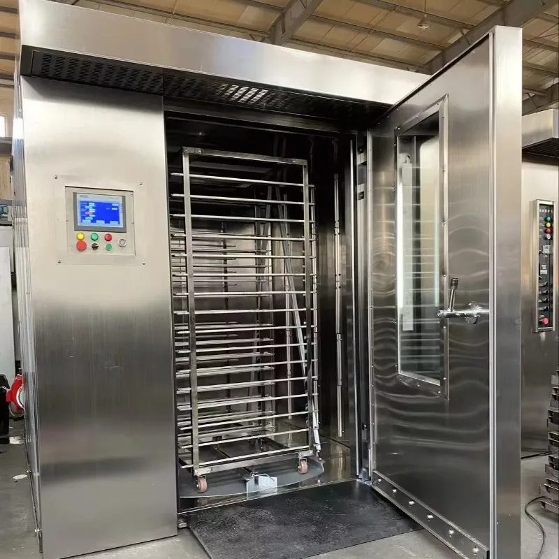New Italian Commercial Bakery Bread Baking Equipment Gas Rotary Oven Stainless Steel High-Temperature Programmable Control Corn
