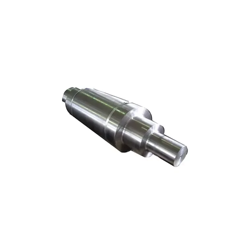 2024 Custom High Quality Stainless Steel CNC Machined Wire EDM Long Shaft Forging Cement Rotary Kiln Roller Drive Spindle