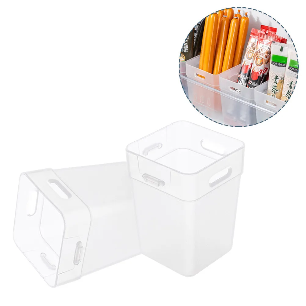 

Набор из 2 контейнеров для хранения в холодильнике большой емкости для фруктов, овощей и продуктов, из пищевого полипропилена, прозрачный органайзер для холодильника, для дома