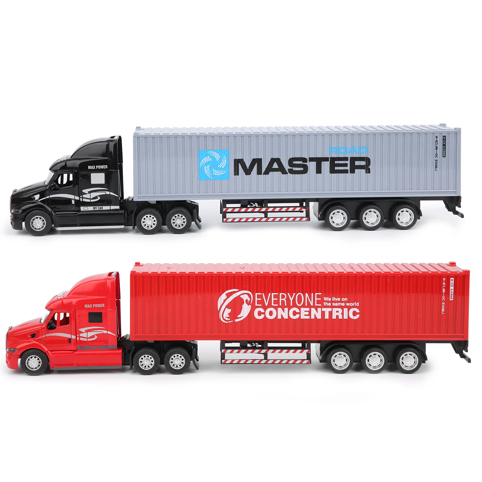 Legering Simulatie Container Automodel Kinderen Kind Trek Auto met Geluid Licht Legering Automodel Kinderauto Auto