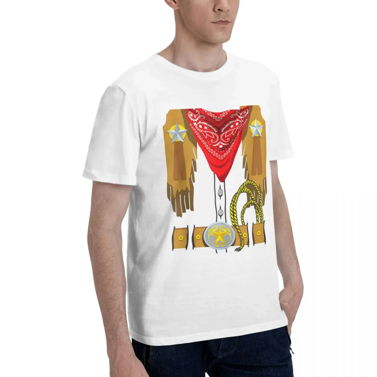 Cowboy Bandana Outfit premium Campaign High quality Champion Tees Home Eur Size