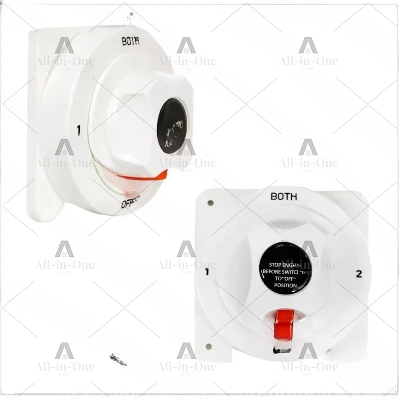 New White Cut-off Battery Main Switch Transfer Switch Rotary  Rotary Selector Switch 275A Marine Battery Selector