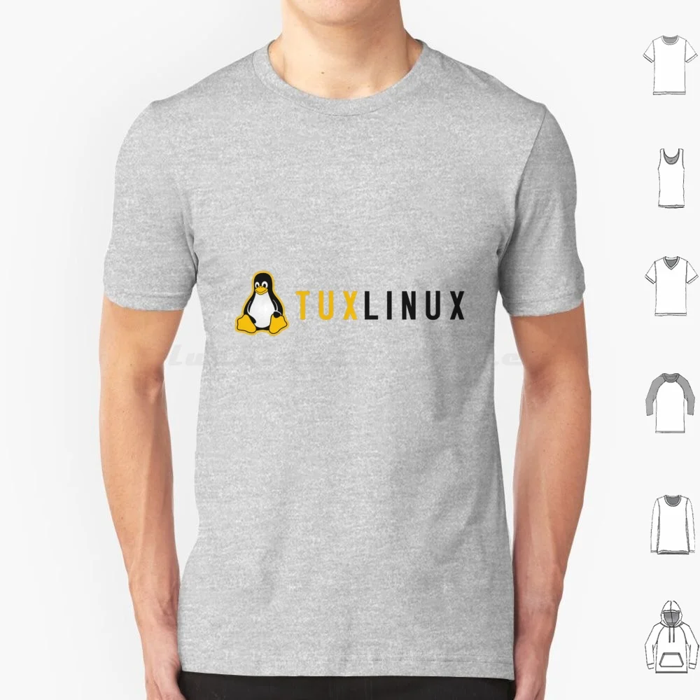 Tux Linux Yellow T Shirt Big Size 100% Cotton Linux Hacker Geek Programming Programmer Computer Code Unix Ubuntu Nerd Hack