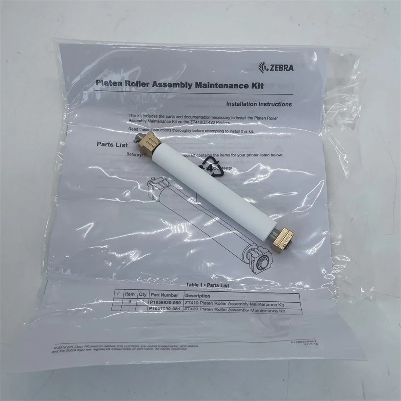 Original New Platen roller for Zebra ZT410 ZT411 P1058930-080
