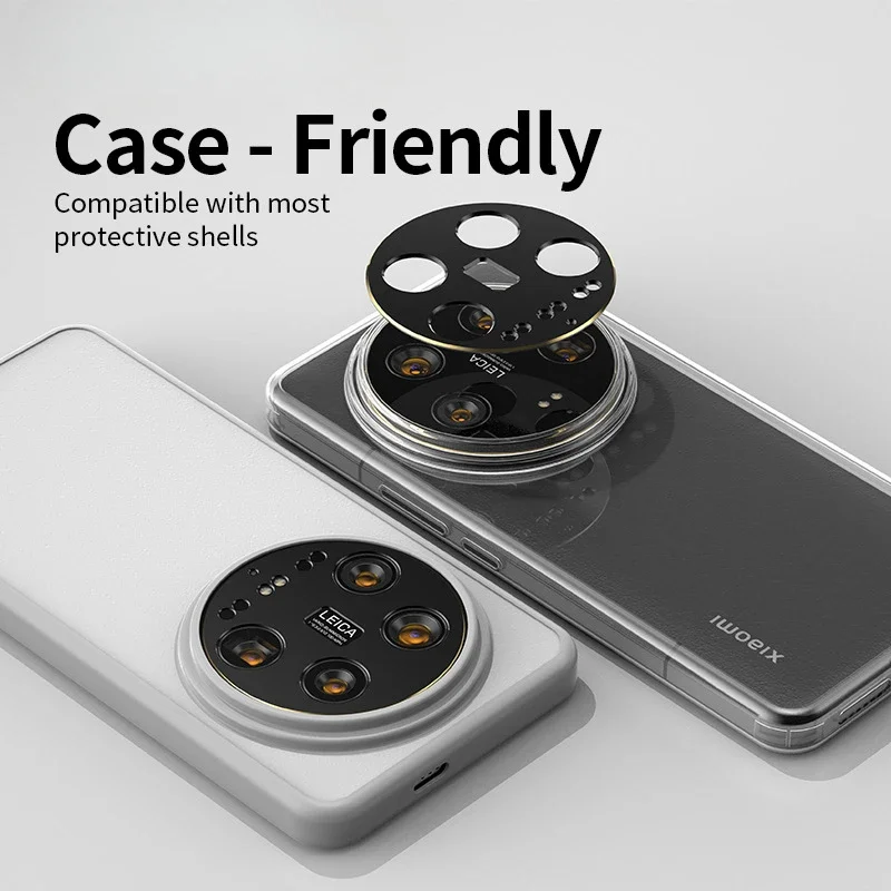 For Xiaomi Mi 14 Ultra Aluminium Alloy Camera Lens Protectors Metal Sticker Ring for Xiaomi14 14Ultra Protection Film Cover