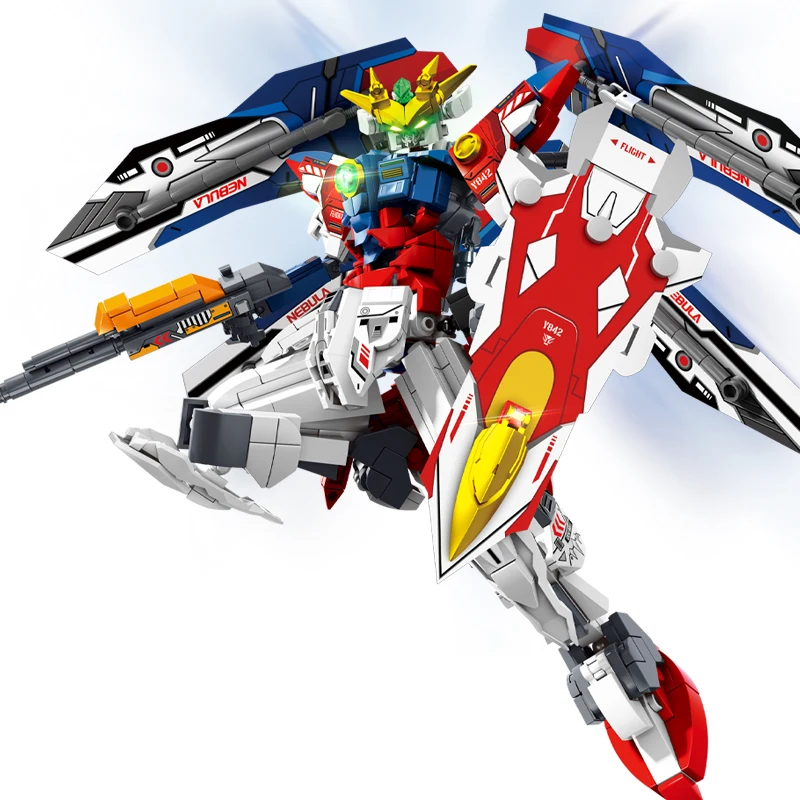 Klocki konstrukcyjne Battle Knight, transformujący się robot, wojownik mech, zabawka do samodzielnego montażu, idealny prezent dla dzieci i dorosłych.