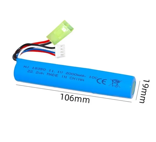 3S 11.1V 2000mAh 10c Li-ion battery/USB for Electric water Gel Ball Blaster Toys Pistol /Eco-friendly Beads Bullets toys Air Gun